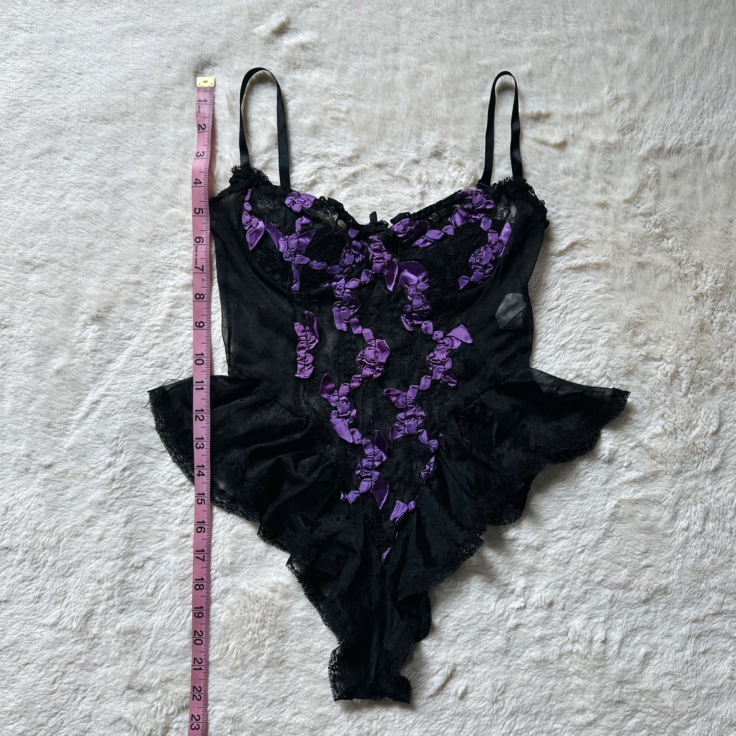 1990's whimsigoth teddy bodysuit