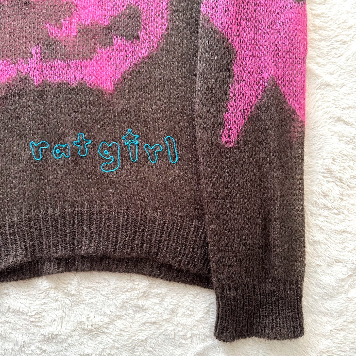 marc jacobs heaven x ratgirl mohair sweater