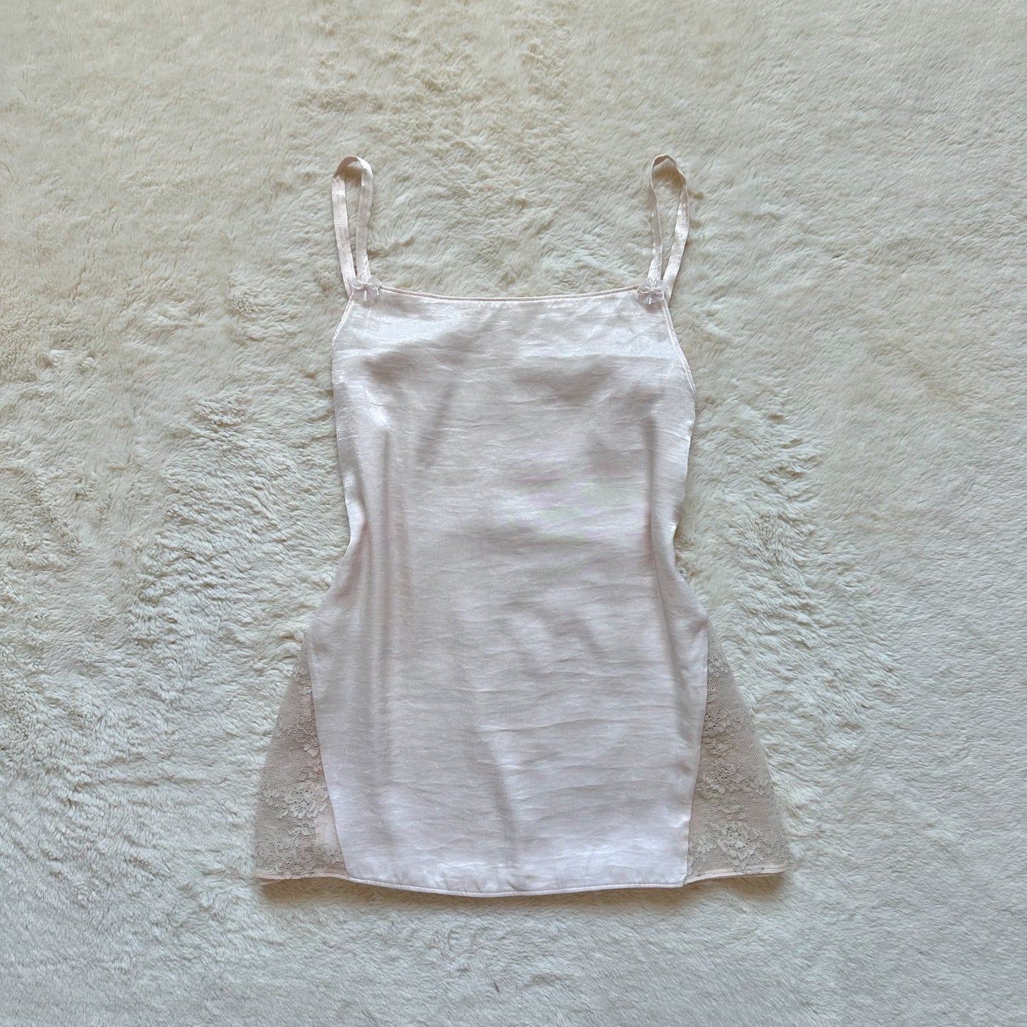 japanese brand champagne satin camisole