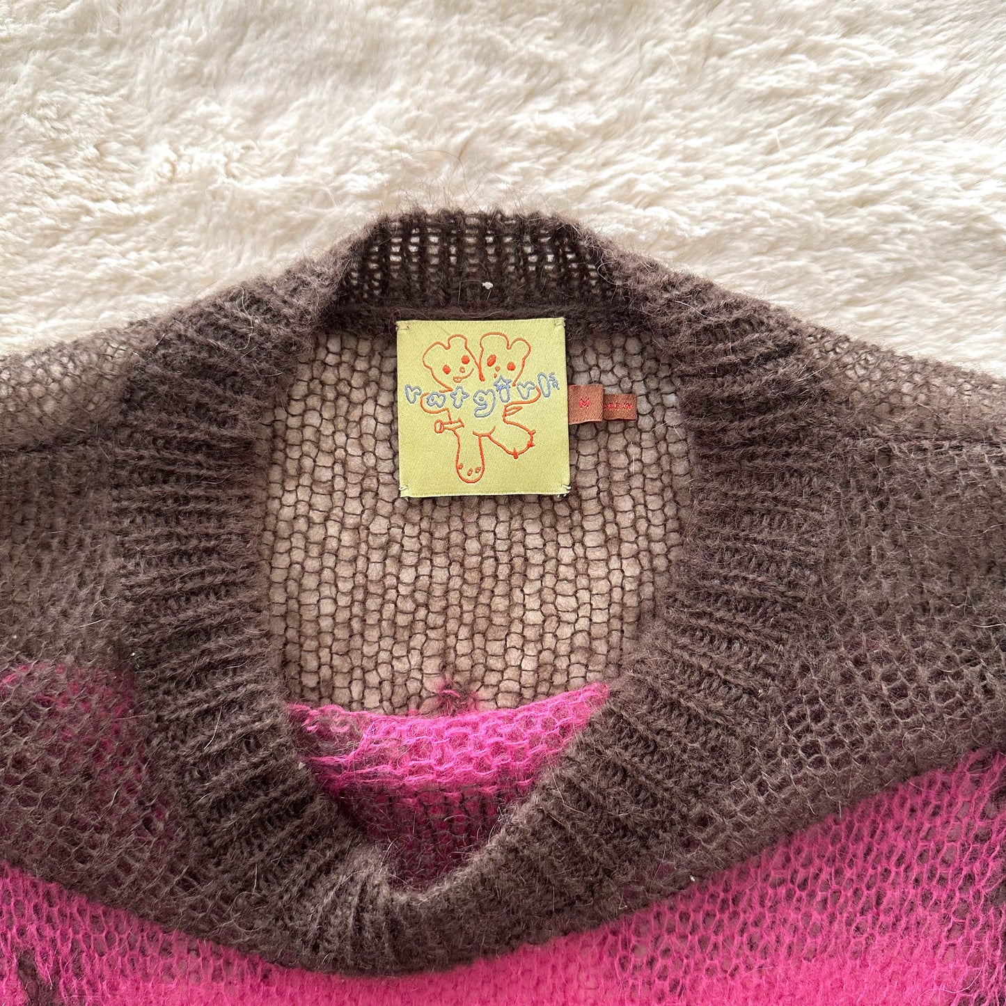 marc jacobs heaven x ratgirl mohair sweater