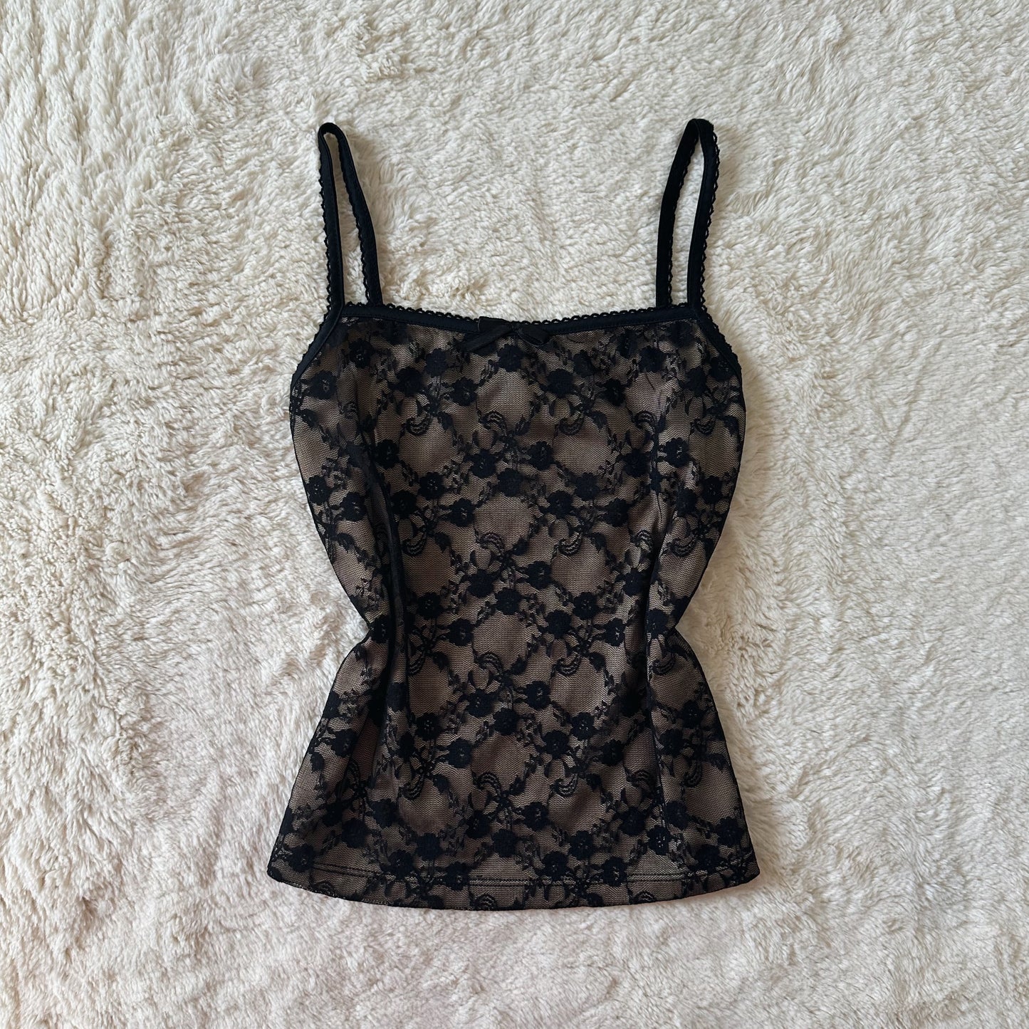 1990's nude noir camisole