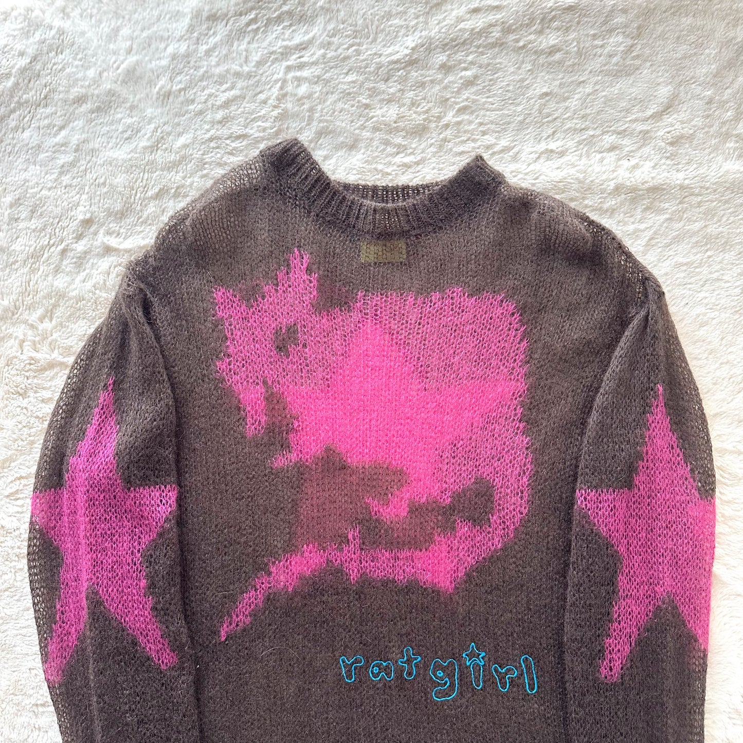 marc jacobs heaven x ratgirl mohair sweater