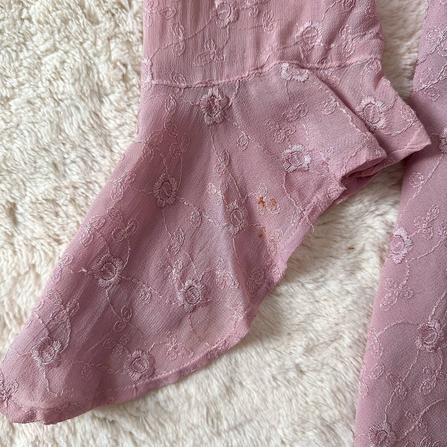 1990's rose hour fairy top