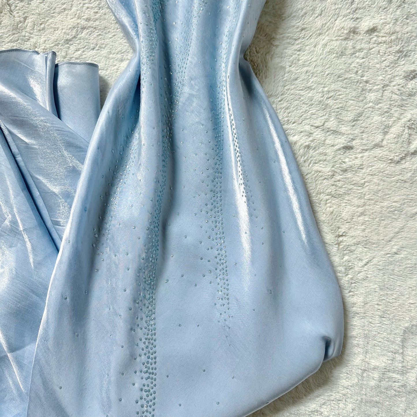 1990's cinderella rhinestone gown