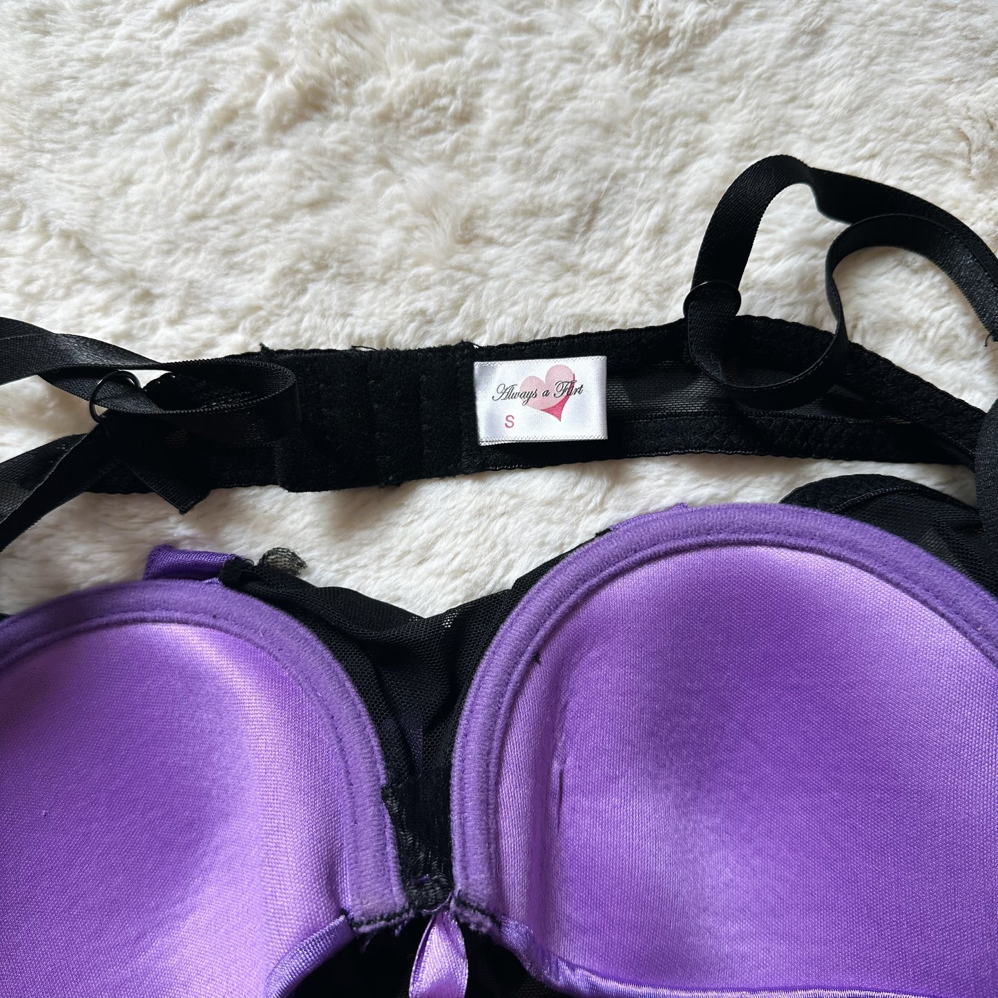 2000's heart print apron slip dress