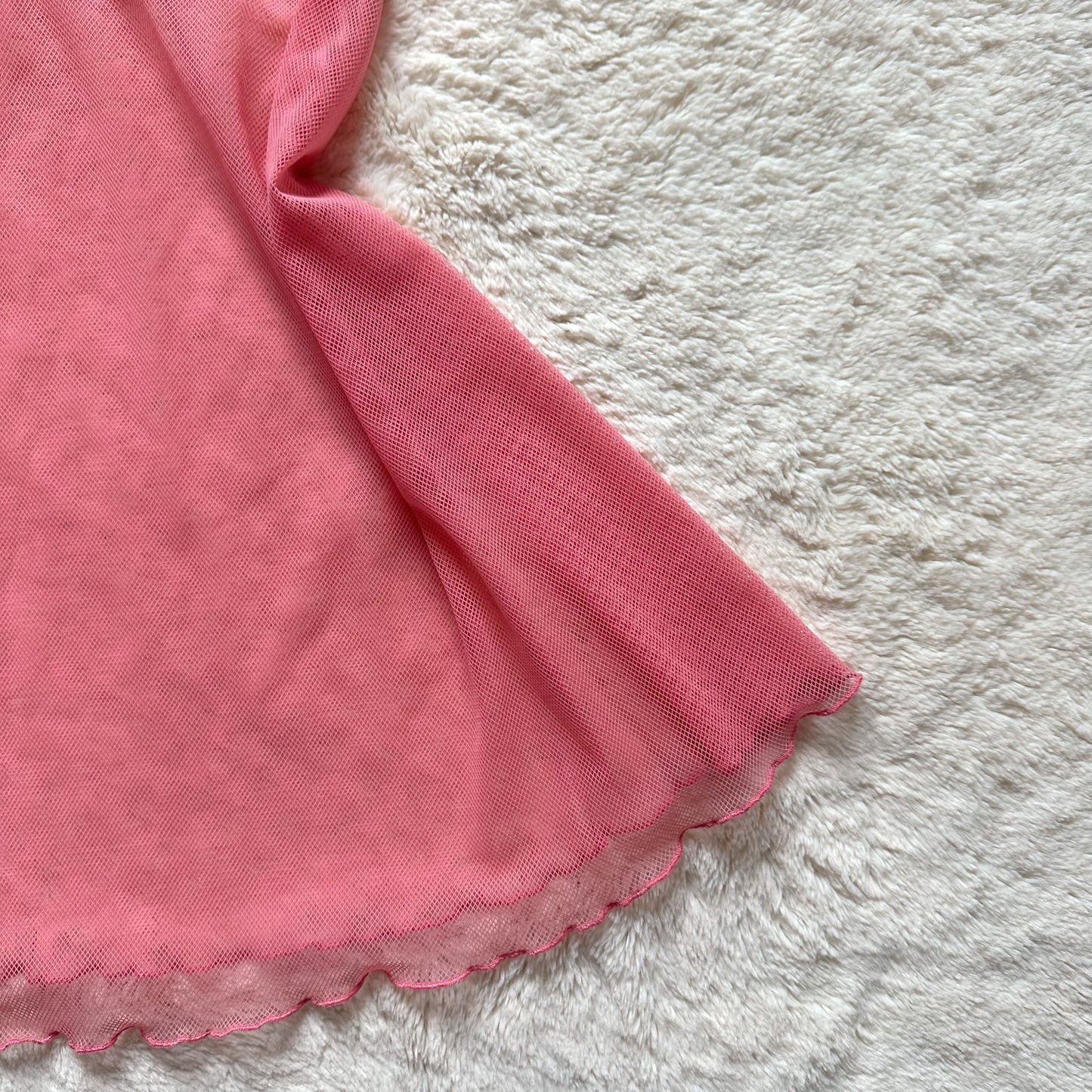 2005 blush coral halter slip dress