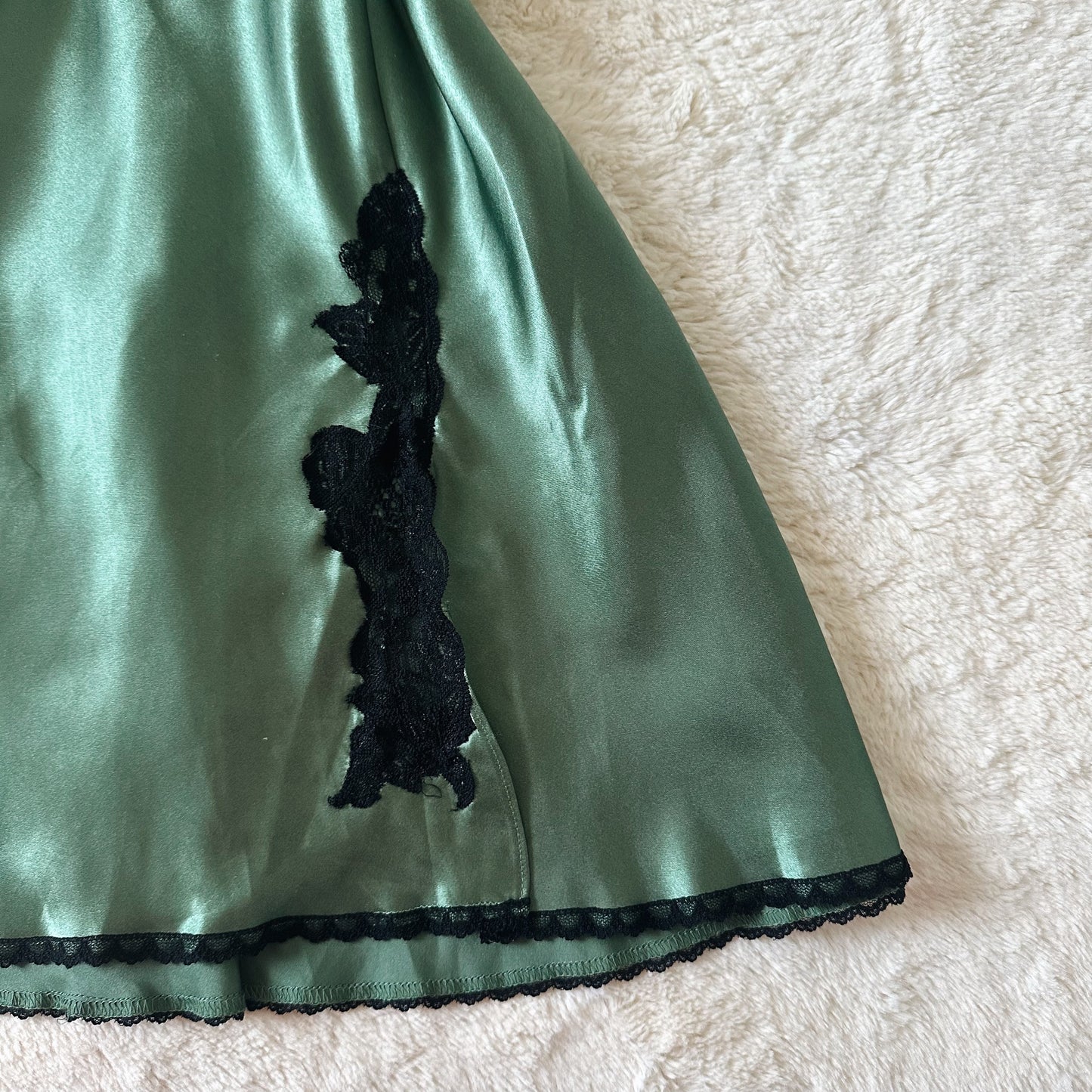 2000's emerald witch slip dress