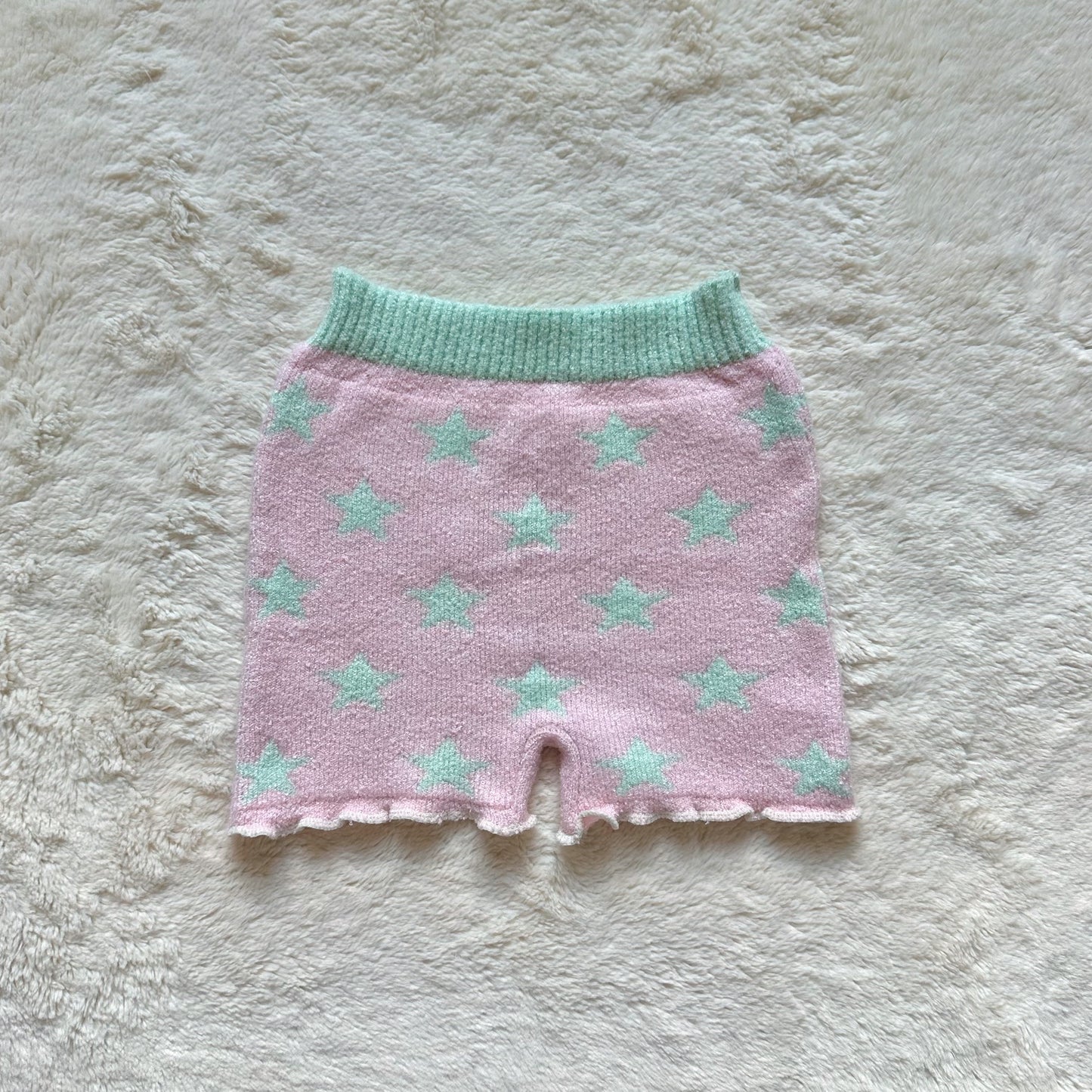 japanese brand star knit lounge shorts