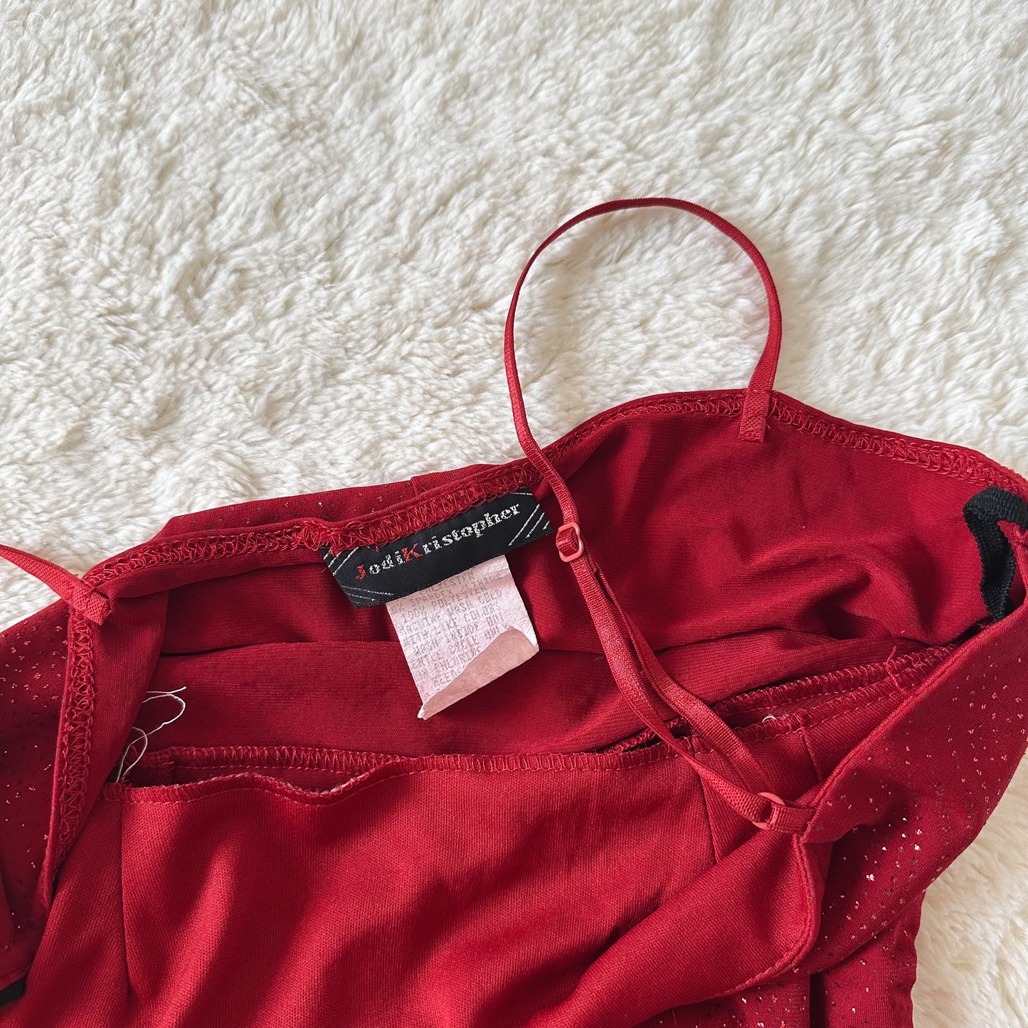 1990's ruby slipper dress