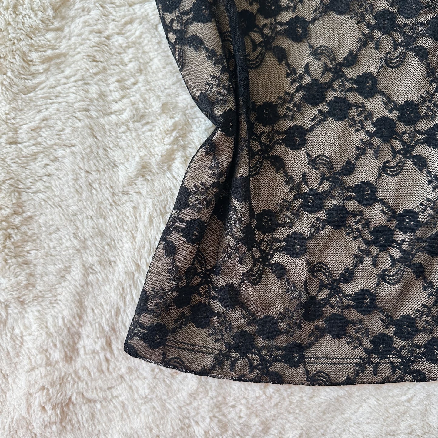 1990's nude noir camisole
