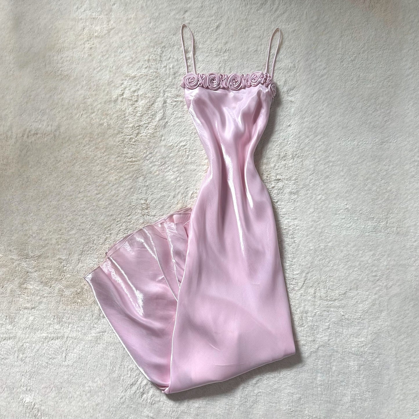 1990's ballet slipper rose gown - 2 available, read fully