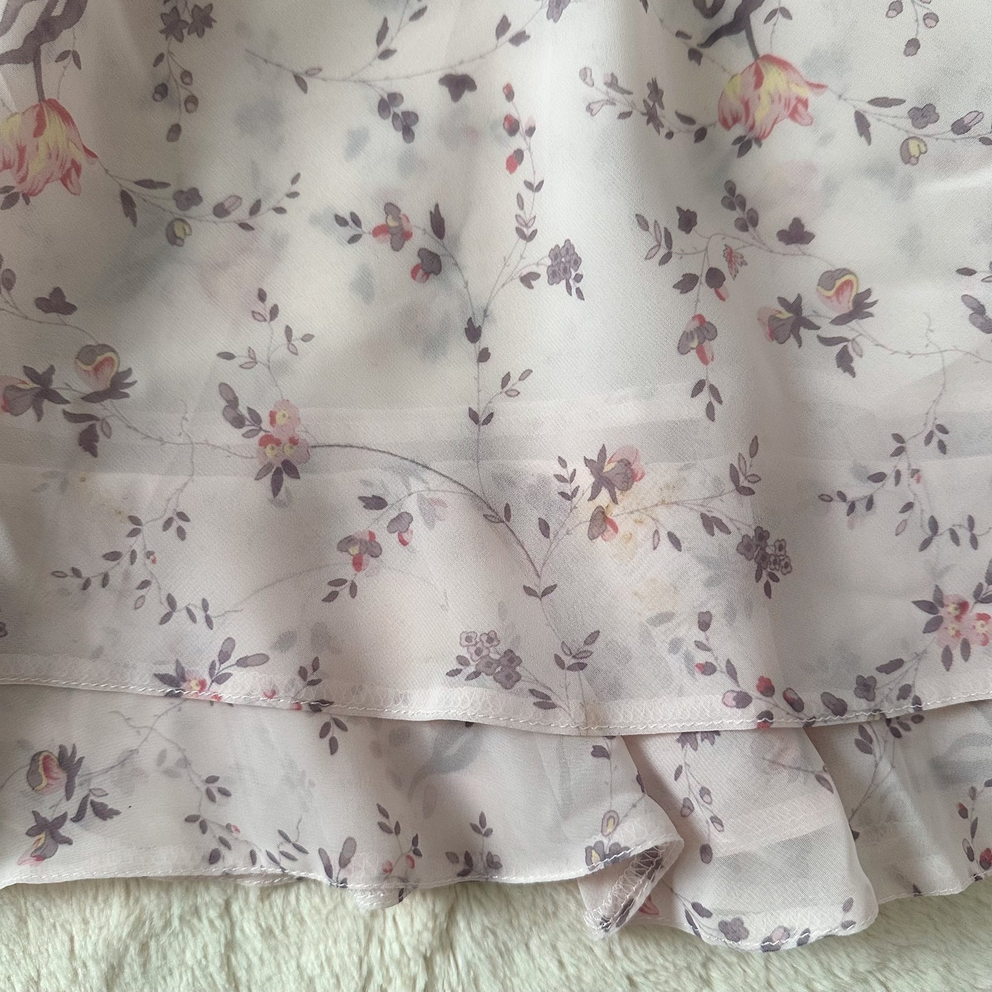 1990's quiet bloom slip dress