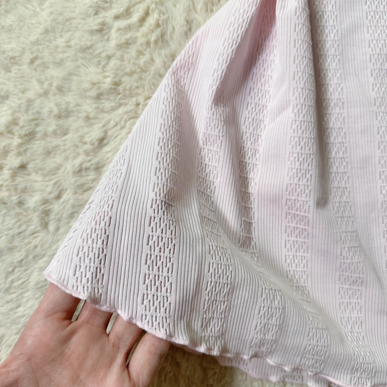 2000's baby pink hibiscus cami