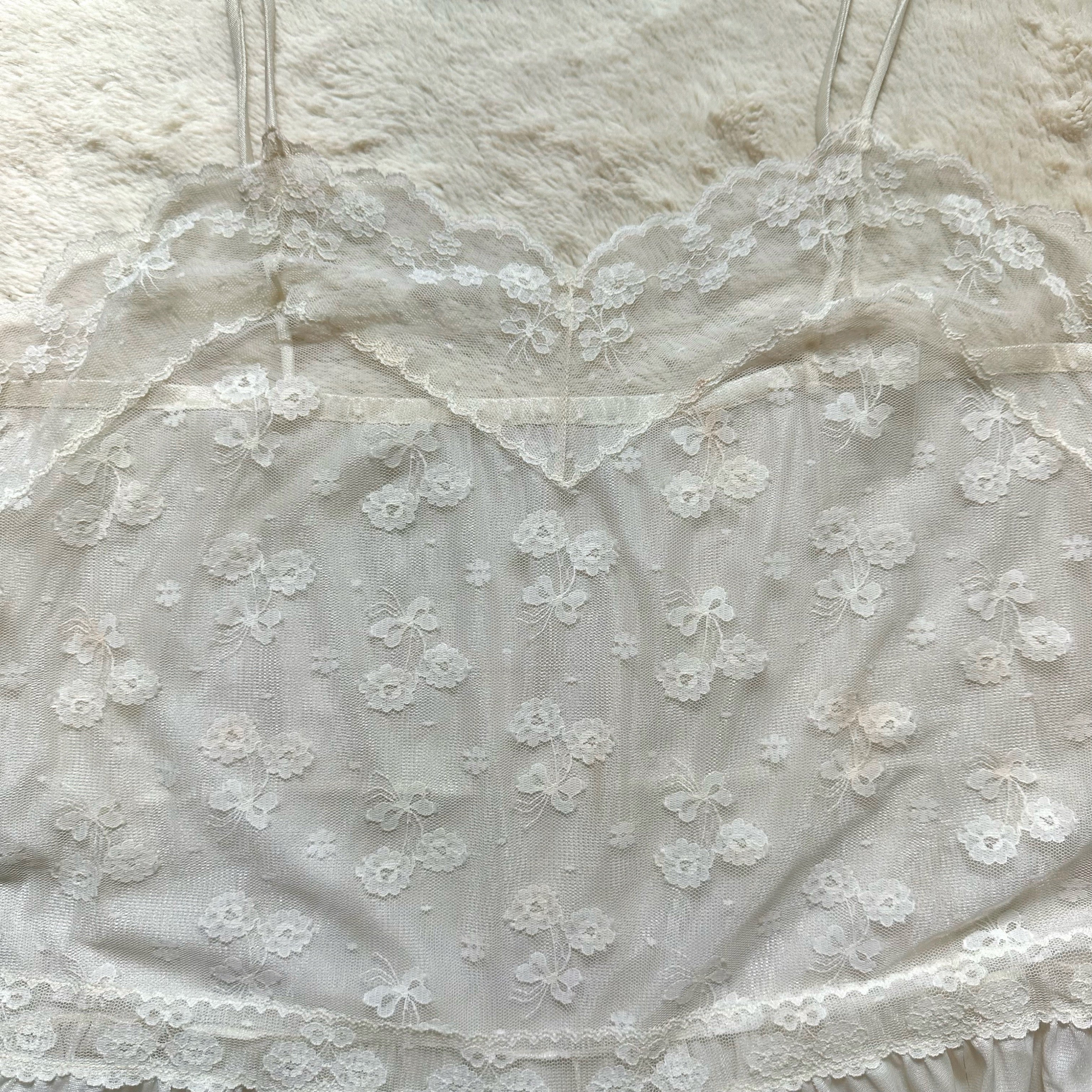 1980's ivory rose teddy