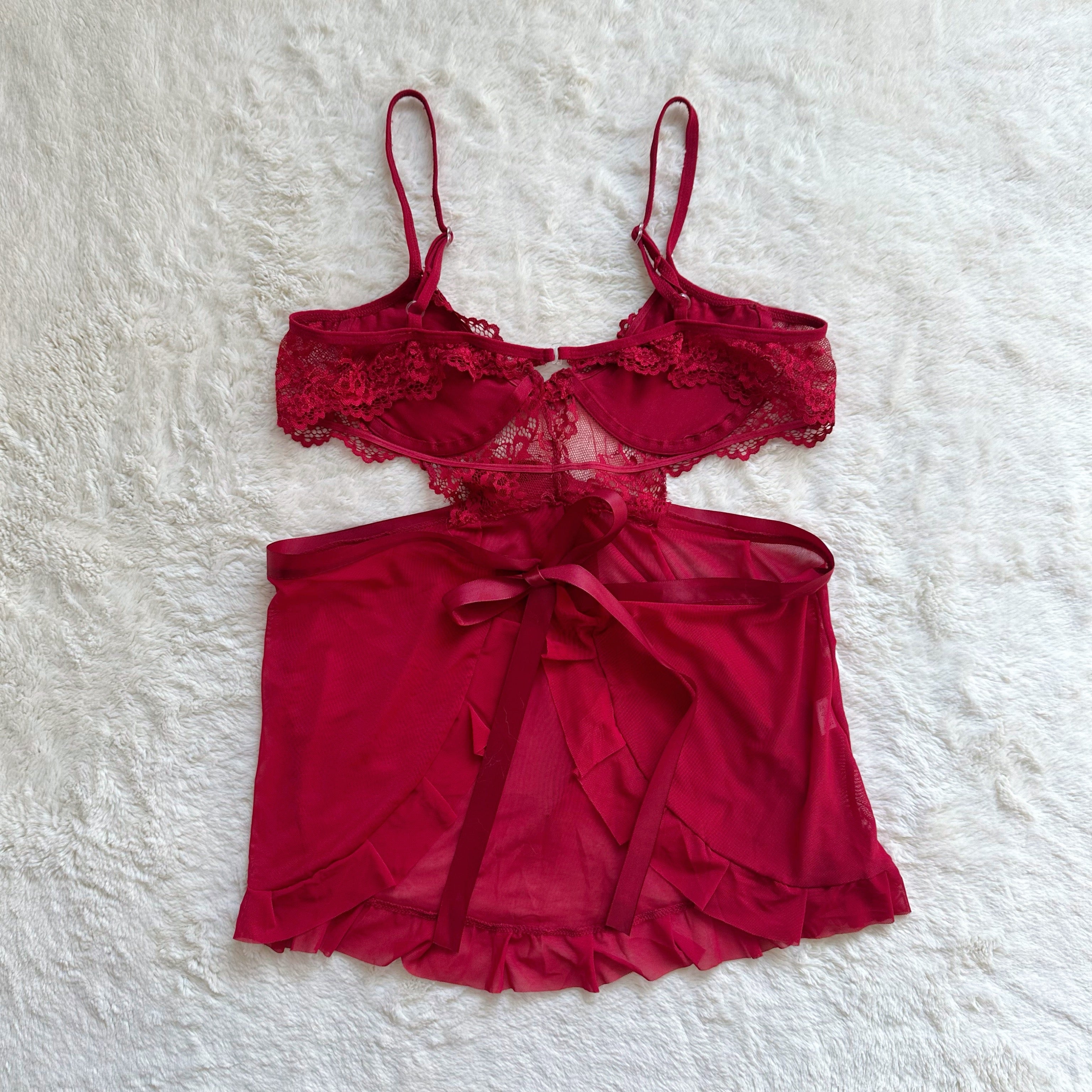 rose reverie slip dress