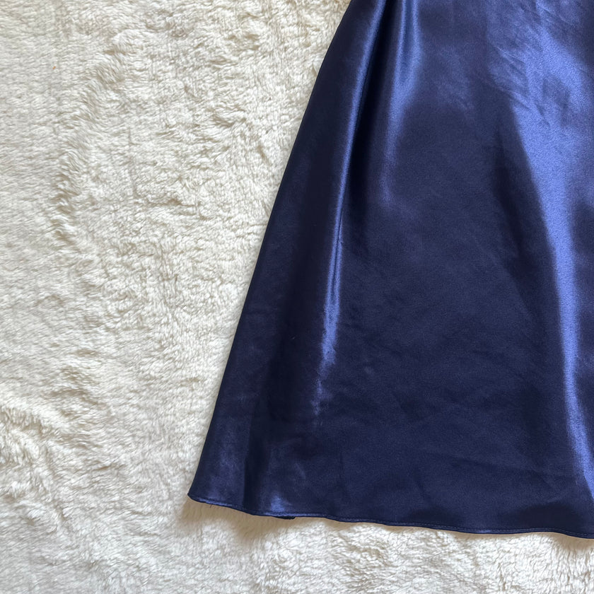 2000's midnight sonata slip dress