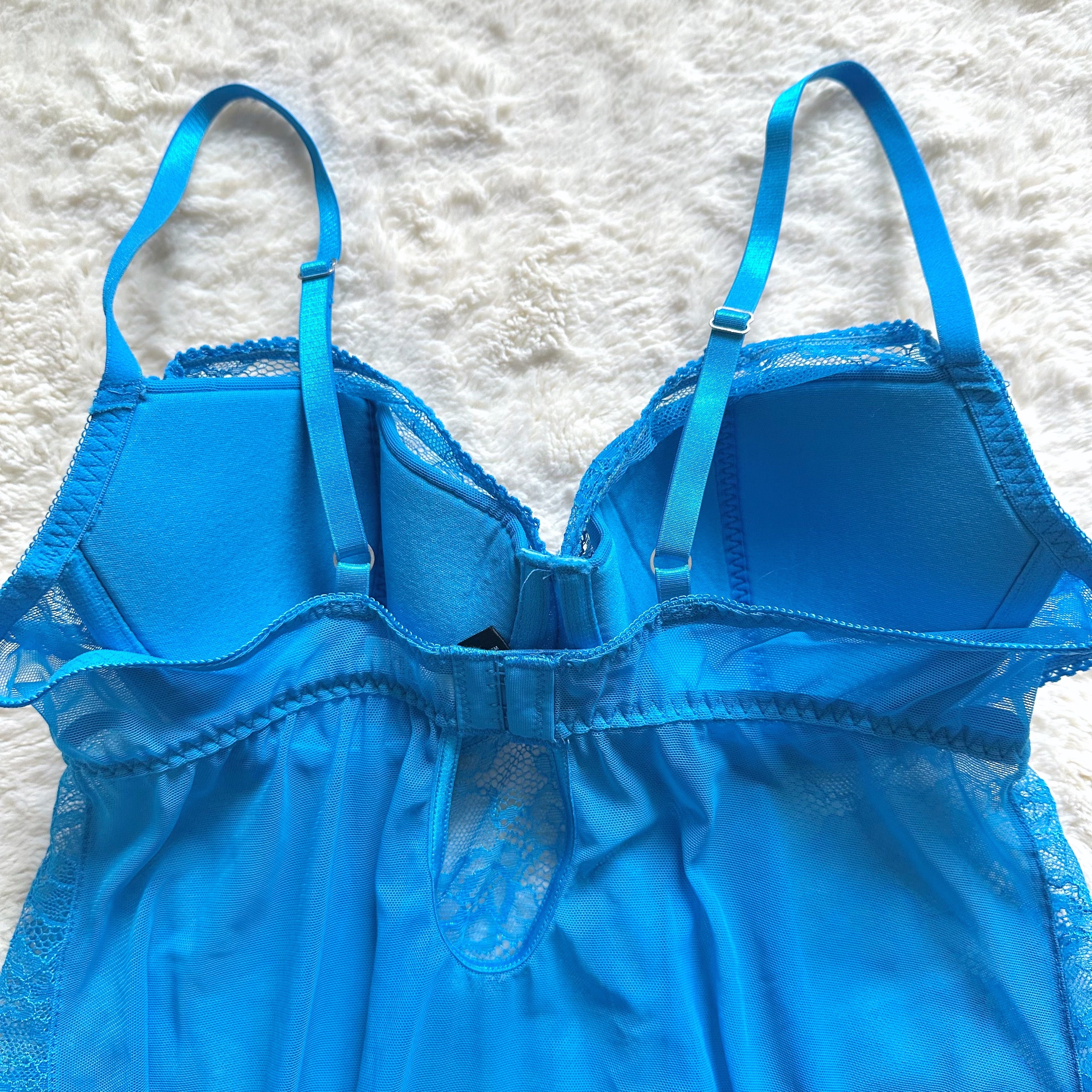 2000's bright skies slip dress