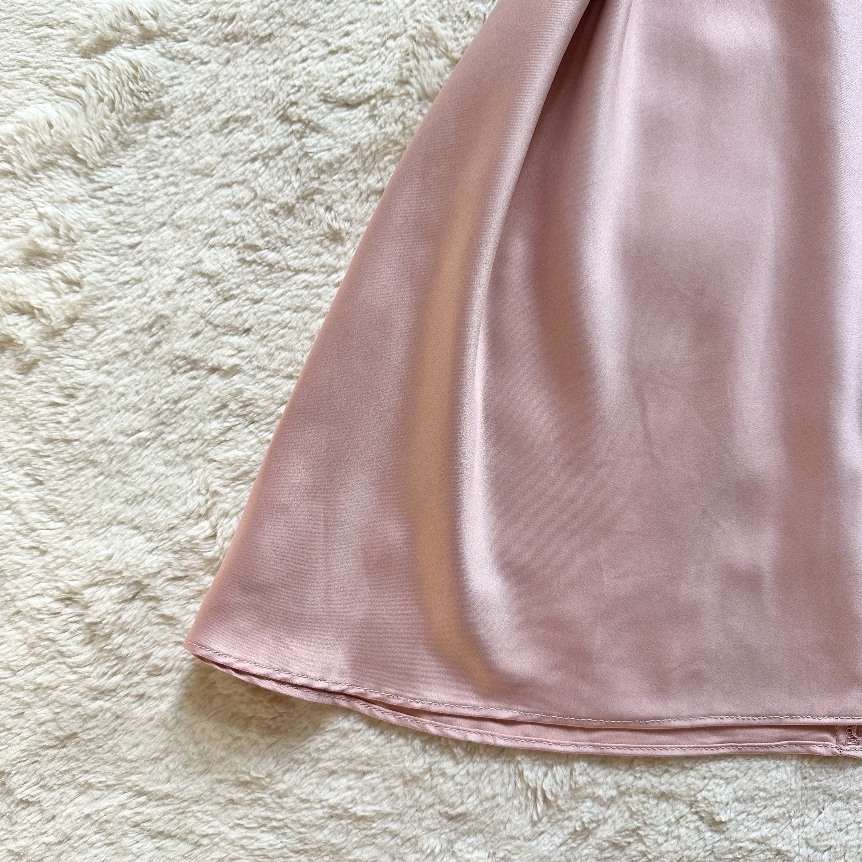 2000's dusted crepe slip dress