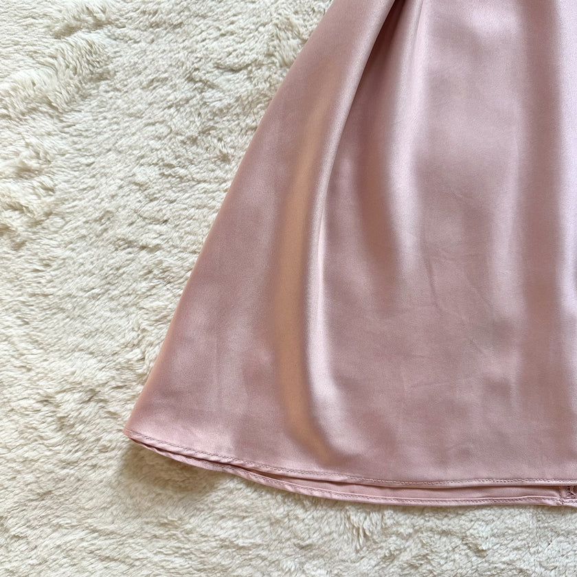 2000's dusted crepe slip dress