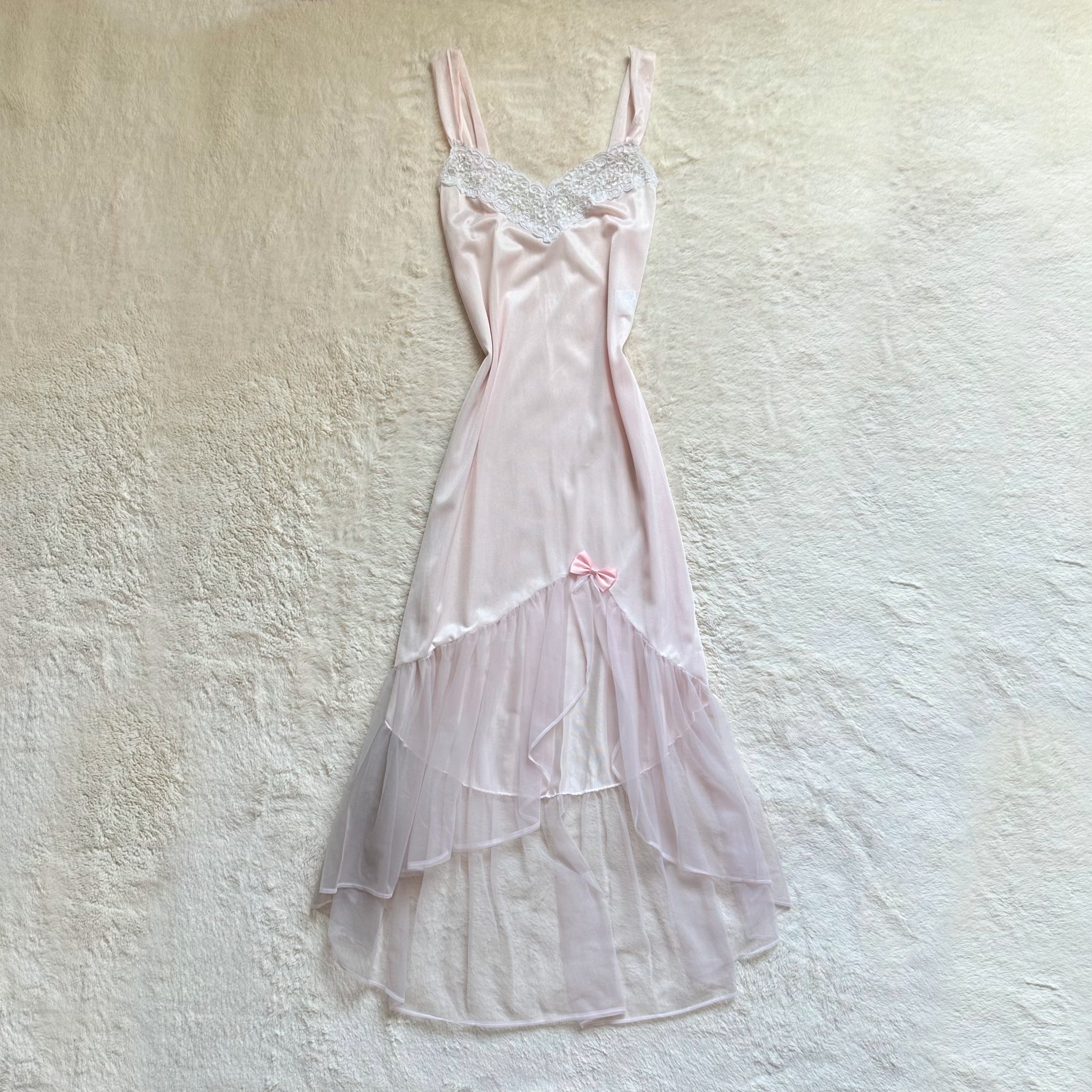 1980's ballerina dream slip dress