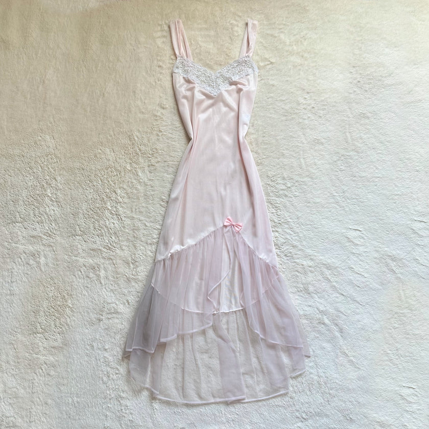 1980's ballerina dream slip dress