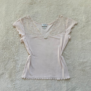 2000's petal rosette top