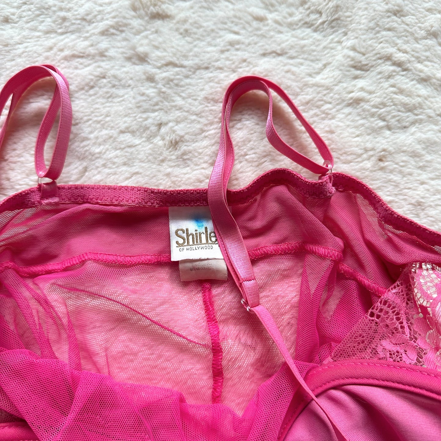 2000's barbie mesh lace babydoll