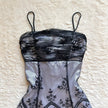 1990's noir chantilly babydoll