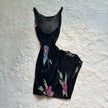 2000's moonflower mesh slip dress