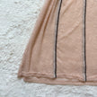 contemporary nude noir slip dress