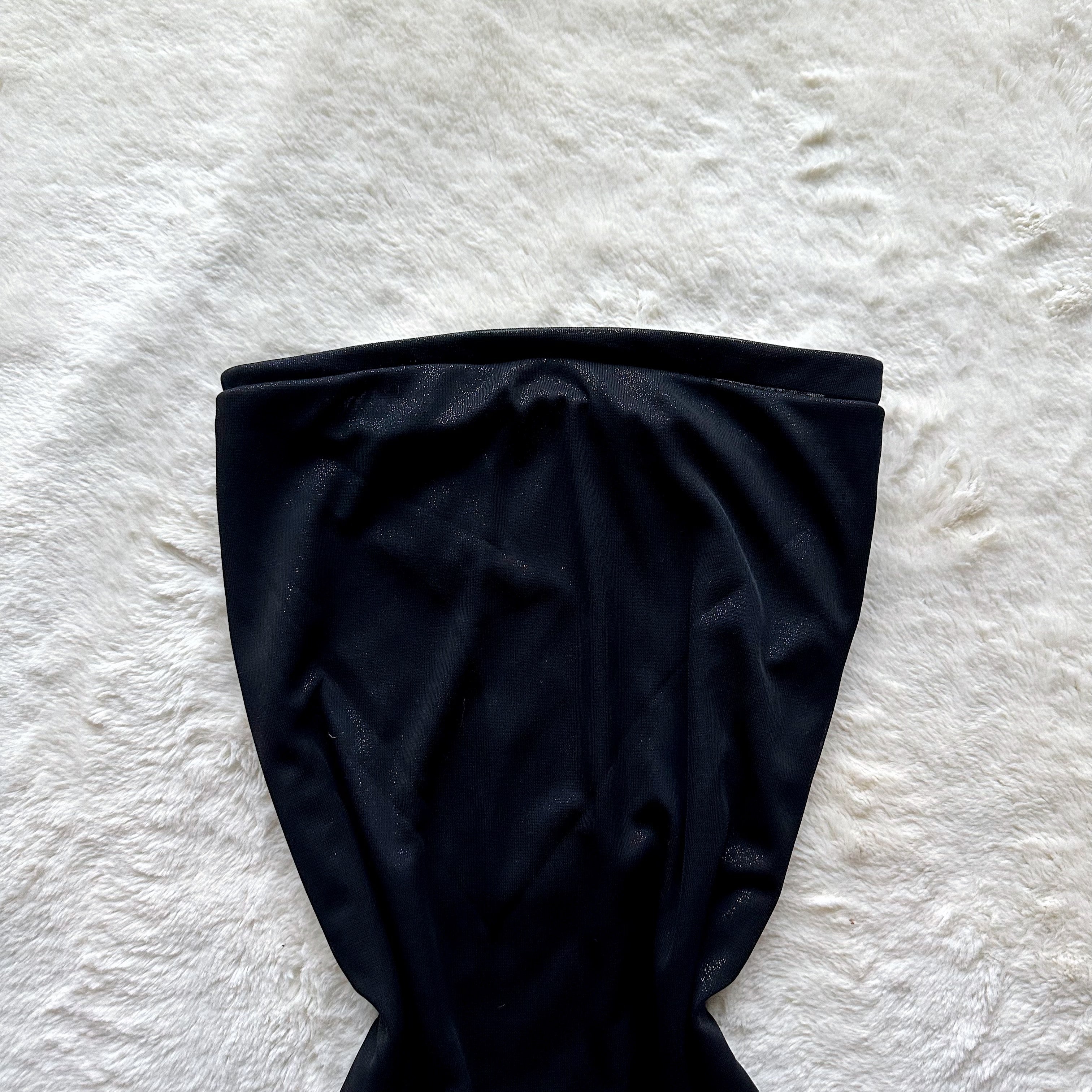 1990's black afterglow gown