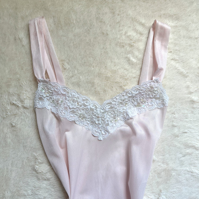 1980's ballerina dream slip dress