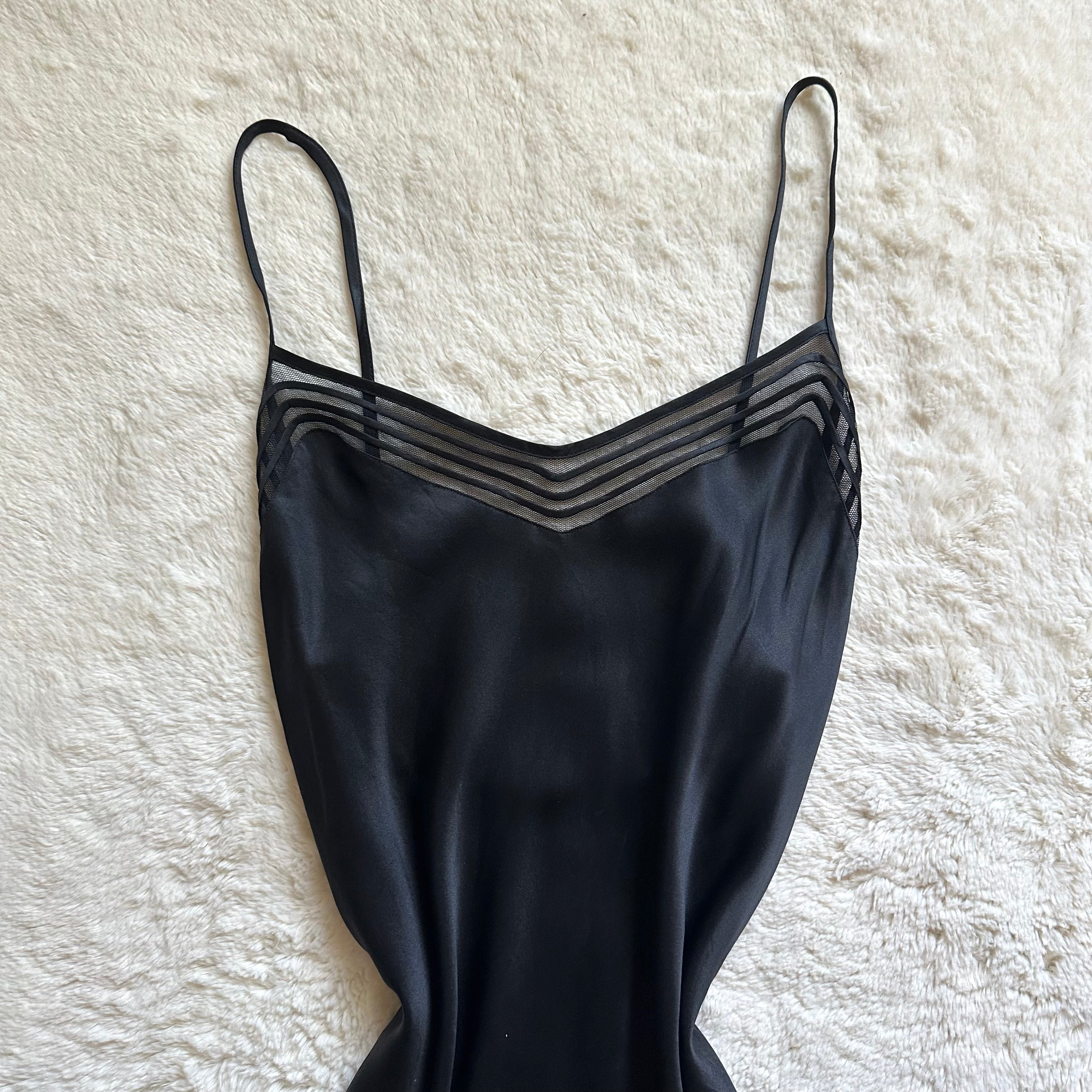 2001 noir symphony negligee - 100% silk