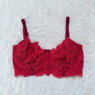2016 merry merlot lace bra top