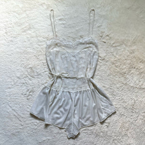 1980's ivory rose teddy