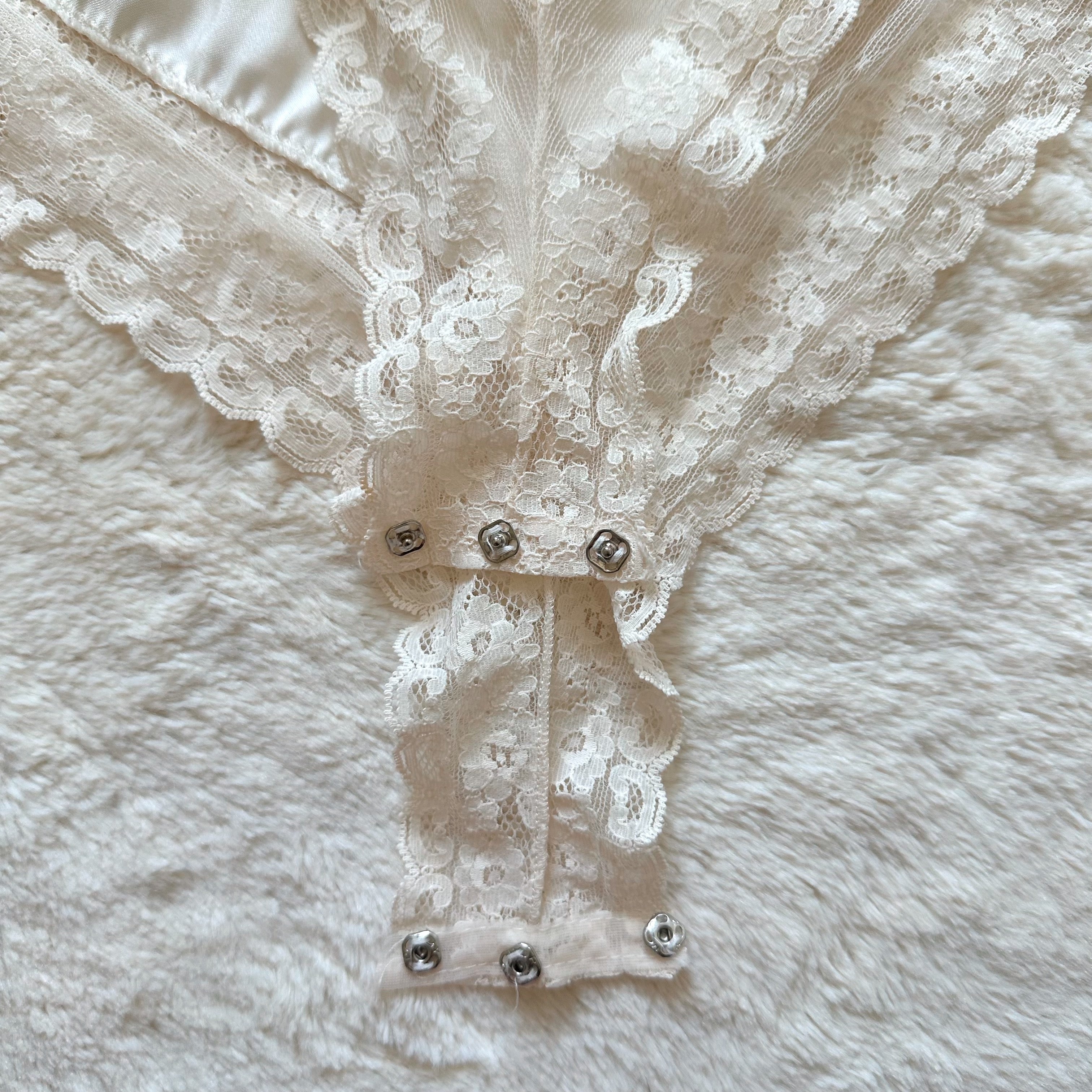 2000's ivory whisper teddy bodysuit