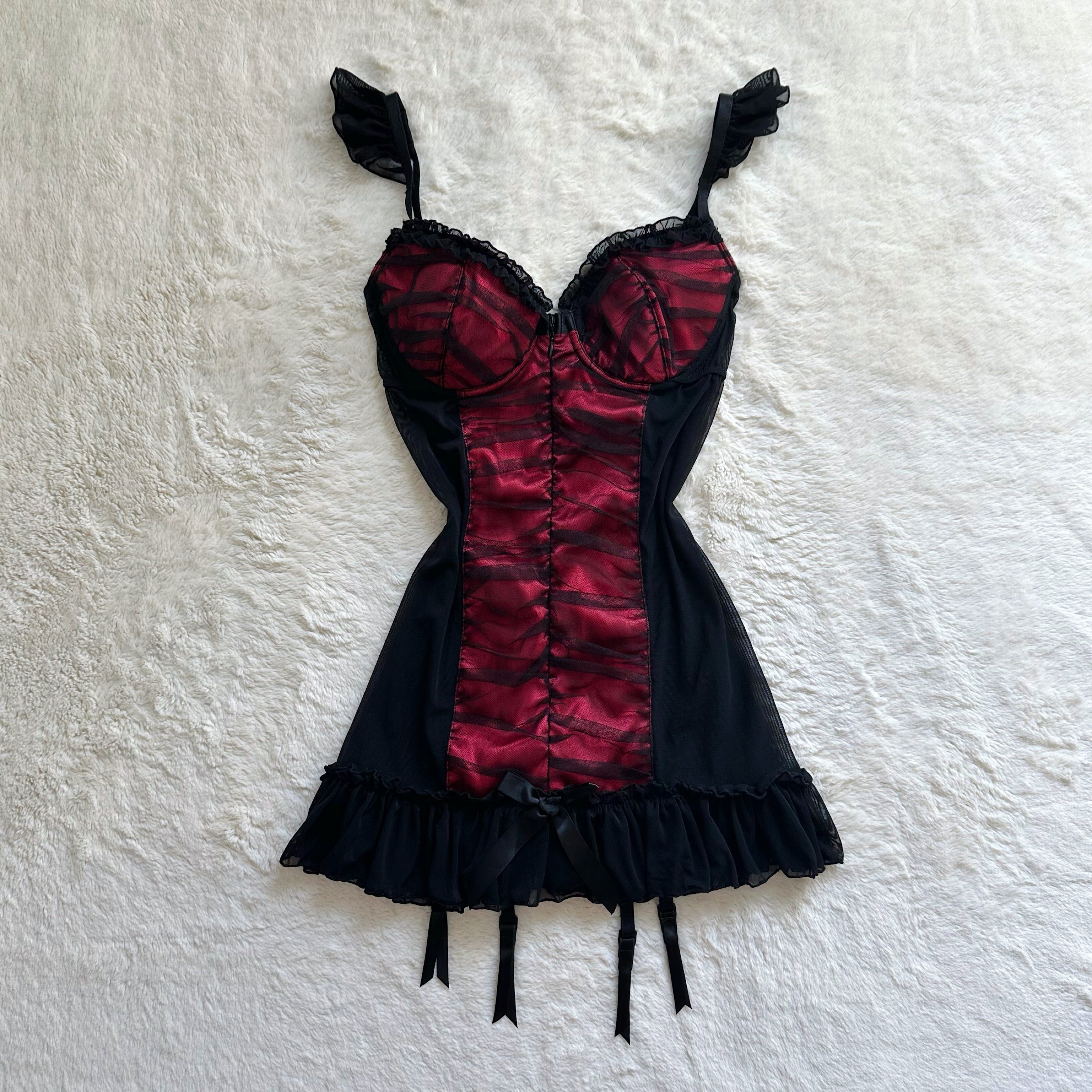 2000's elvira slip dress