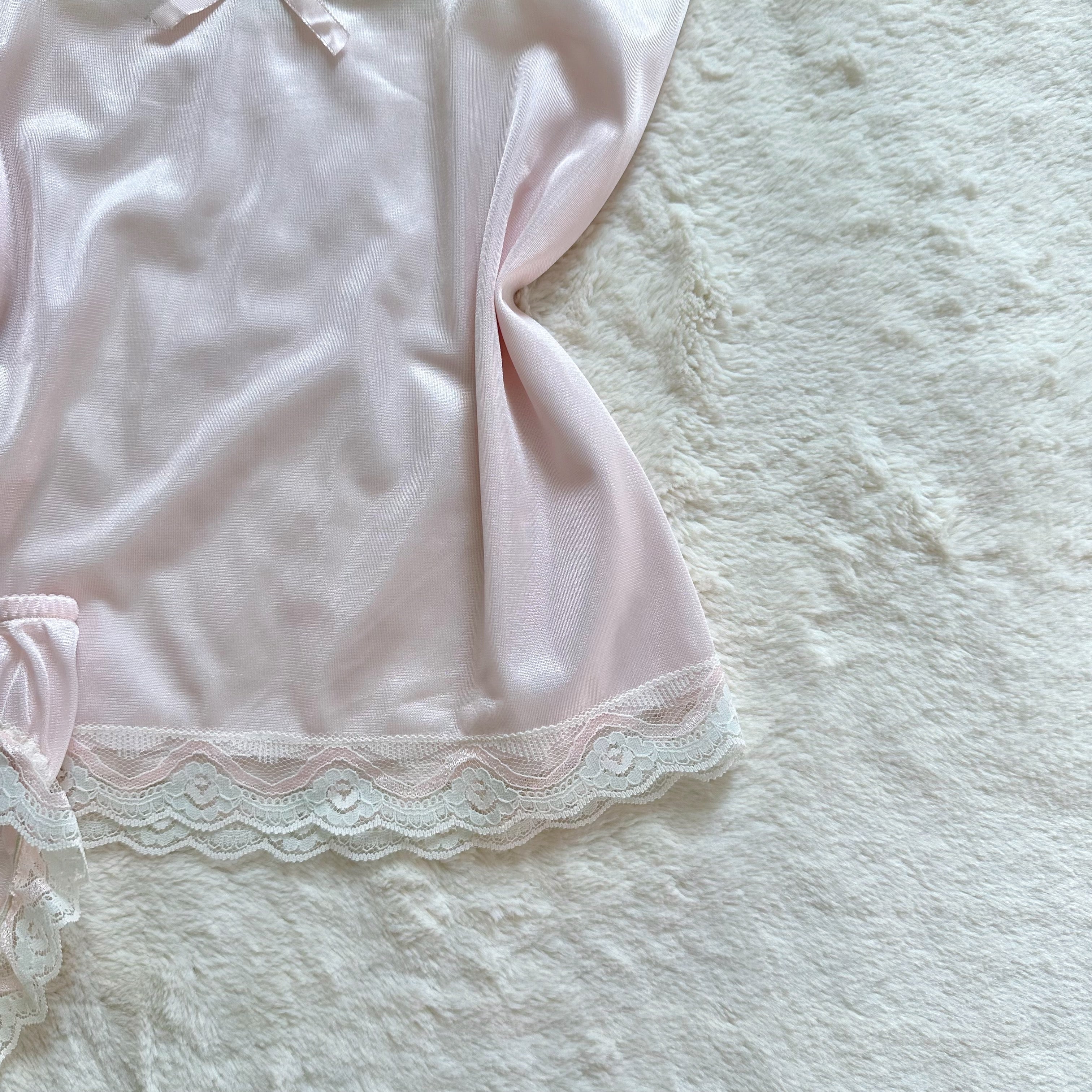 1980's ballet veil peignoir set