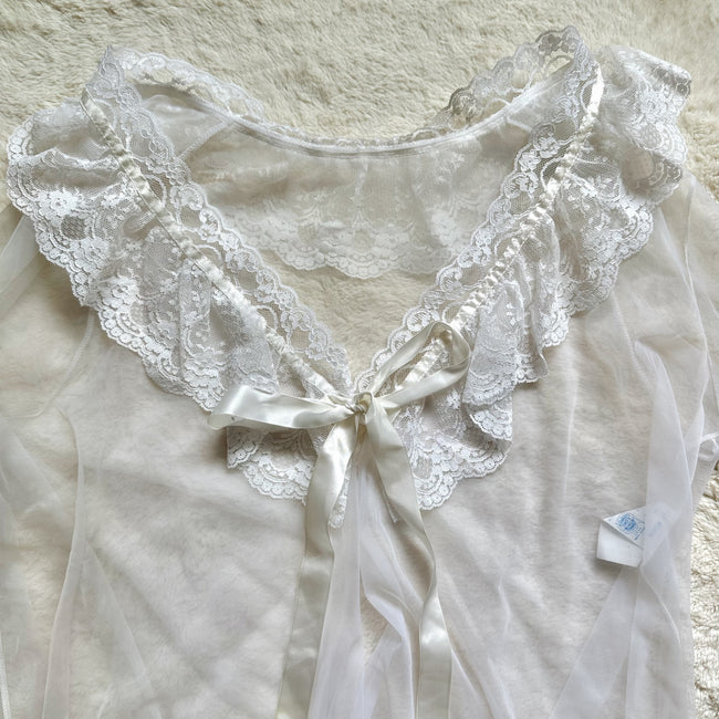 1980's after the ceremony peignoir