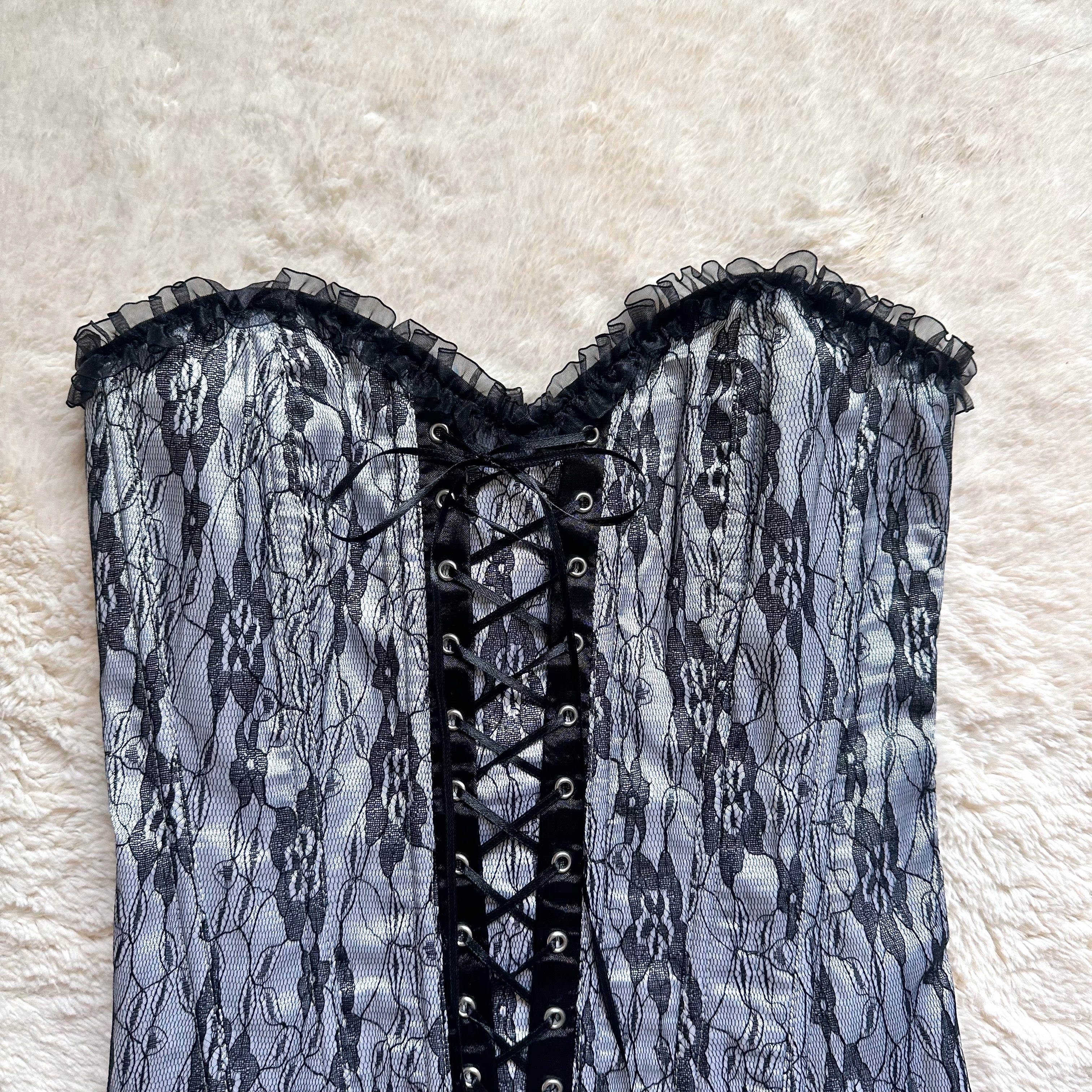 black swan corset + thong set