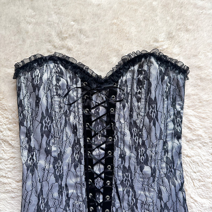 black swan corset + thong set