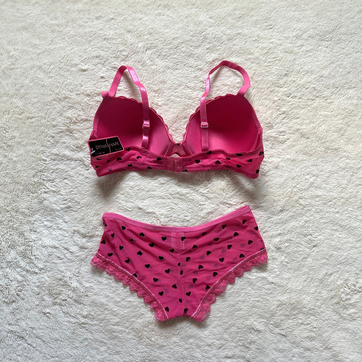 2000's heartbreaker bra + panty set