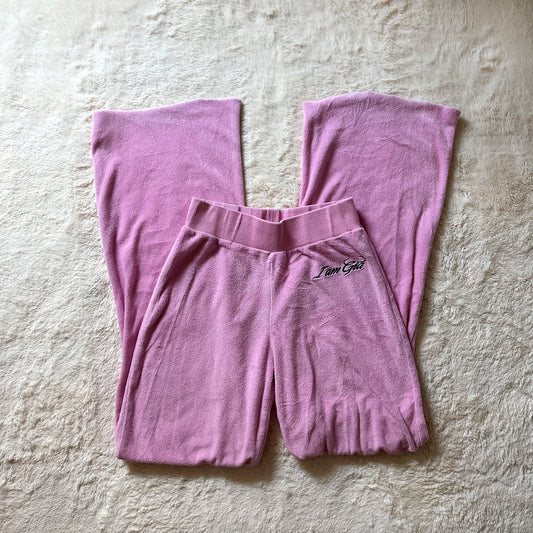 i.am.gia pink torres terrycloth pants
