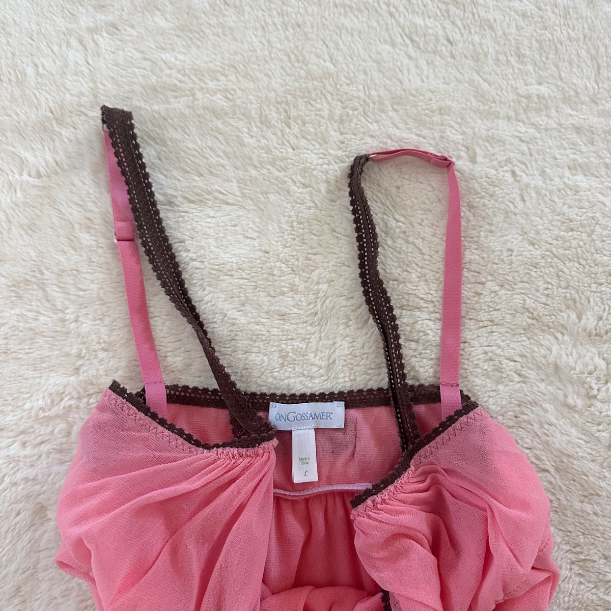 2000's cocoa blush slip dress