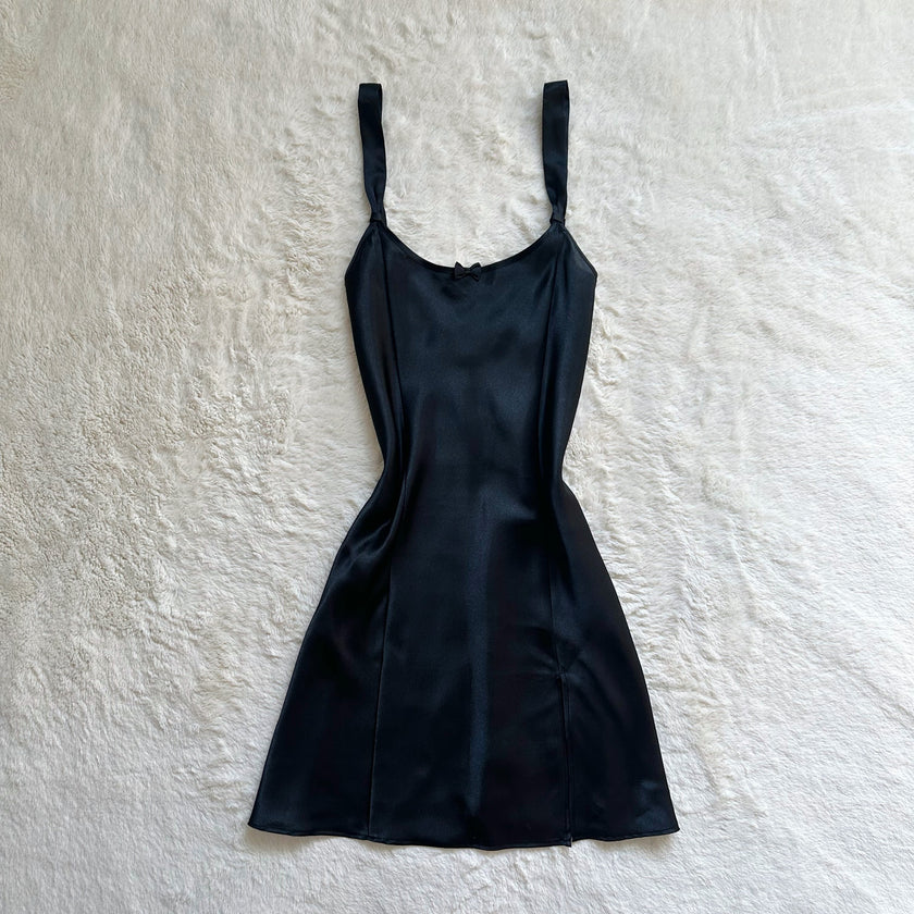 2000's midnight garden slip dress