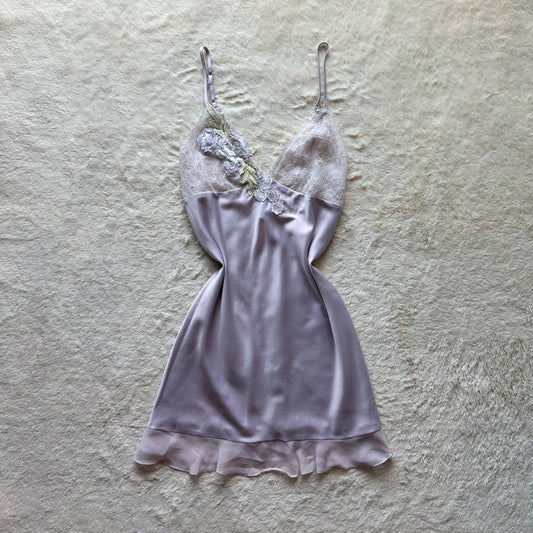 2010's lilac princess slip dress