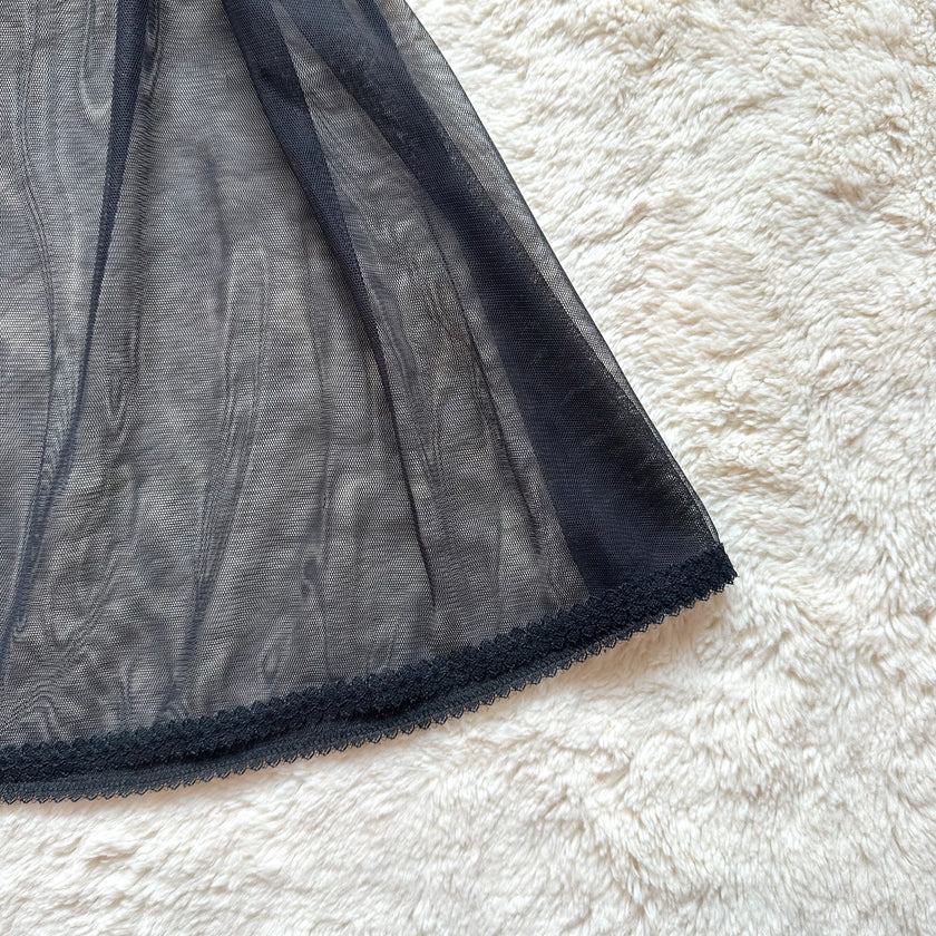 2002 midnight shadow slip dress