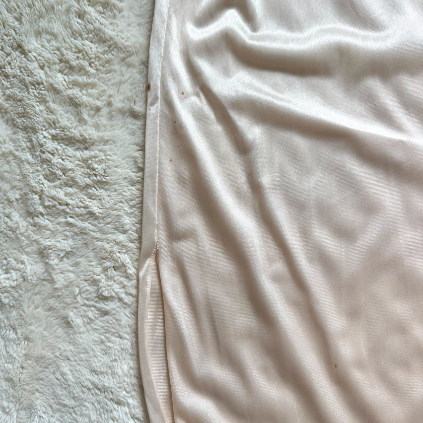 1980's silken cream negligee