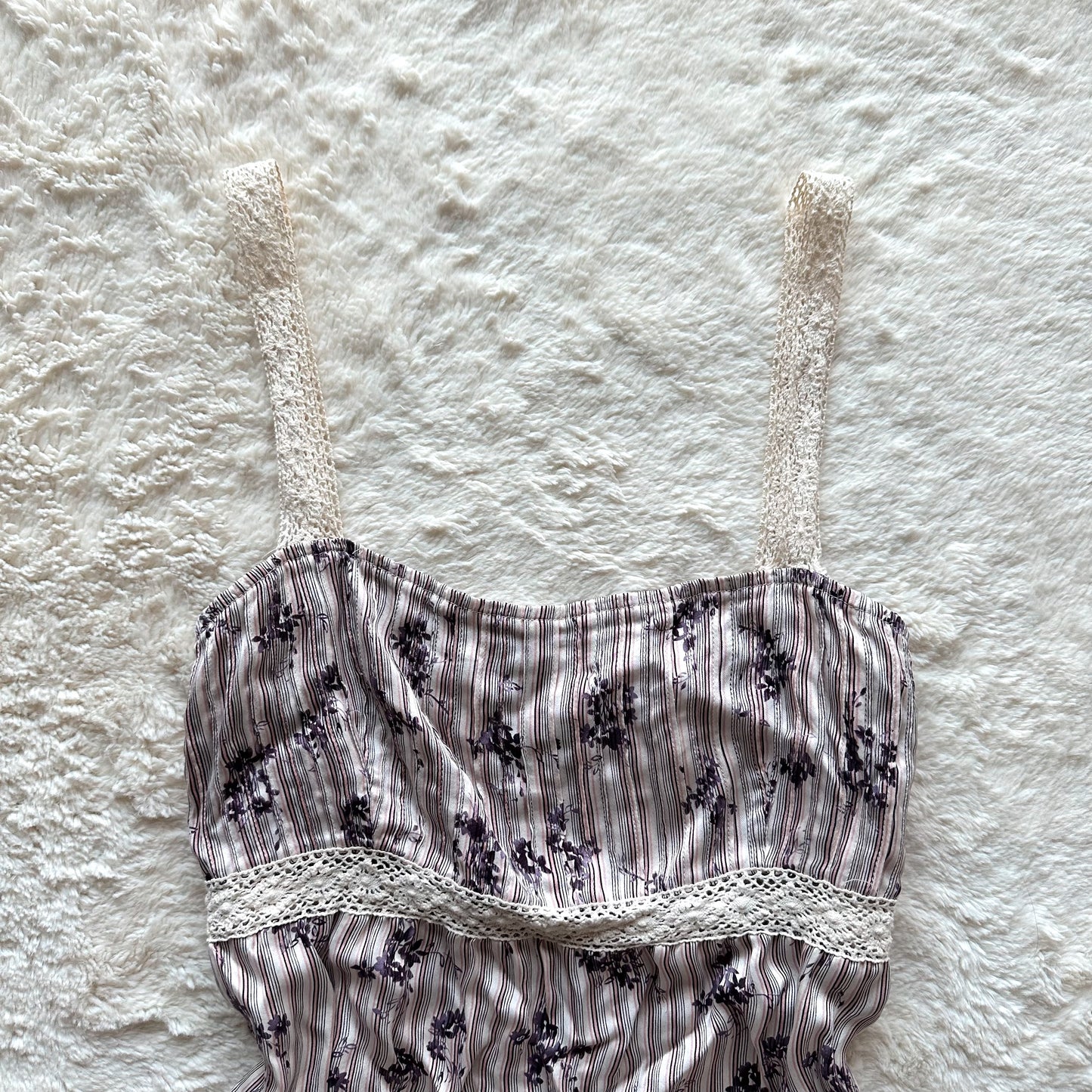 1990’s 100% silk floral camisole