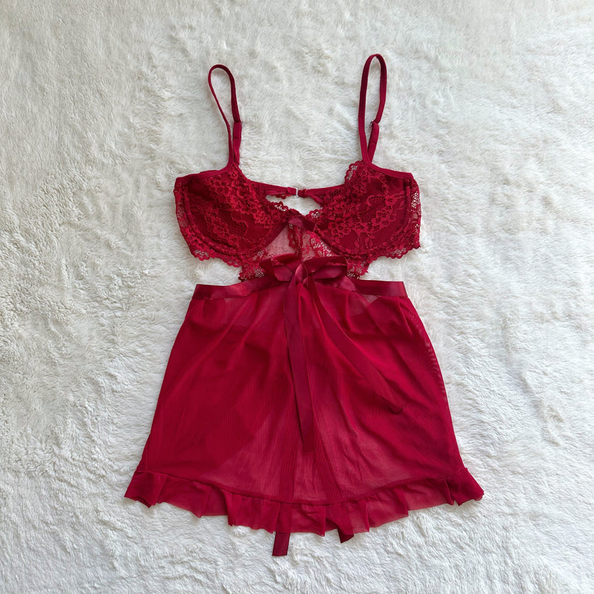 rose reverie slip dress